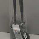 MR.SIGA Toilet Plunger and Bowl Brush Combo for Bathroom Cleaning, Gray, 1 Set (One Size)