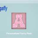 Uygafly Graduation Gifts for Teens Kids Daughter Sister Her - Birthday Gifts for 3 4 5 6 7 8 9 10 11 12 13 Year Old Girls,Fanny Pack Crossbody Bag Belt Bag Cute Trendy Stuff | Peach,Initial A