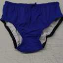 Adult Reusable Swim Diapers Special Needs Swimwear for Incontinence Cloth Diaper Covers Waterproof,Leakproof, Unisex (Blue, M)