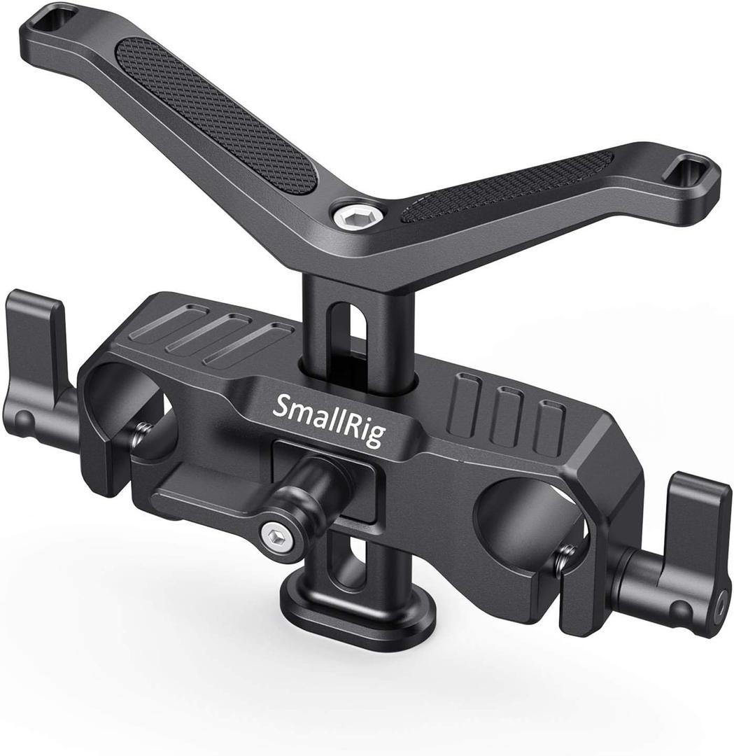 SMALLRIG 15mm Long Lens Support Bracket Height Adjustable for DSLR Camera Shoulder Rig (New) - 1087