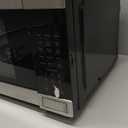 GE GCST10A1WSS 1.0 Cu Ft Convection Microwave Oven, 1050W Countertop Air Fry Microwave with Broil & Crisper Pan, Compact Stainless Steel Design