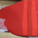 Adult Kayak Vest High Buoyancy Swim Vest Women's Men's Adjustable Safety Jacket Great for Boating, Swimming, Watersports, & More(Red,Medium)