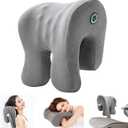 xiaomubiao Headrest Office Chair Neck Pillow Ergonomic Memory Foam Desk Pillow for Napping - Multifunctional Comfort for Adult Workstations,Neck Support Pillow Chair for Car, Office, Gaming