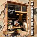 Wesiti Wall Blade Double Sided Sign, Metal Hanging Sign Board with Magnetic Changeable Board for Cafe, Salon, Boutique, Retail Store