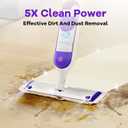 11 Pack Disposable Power Mop Pads Refills for Swiffer Power Mop,Multi-Surface Floor Cleaner for Tile, Vinyl, Laminate, Wood Floors - Safe for Kitchen, Bathroom & Home Use, Unscented