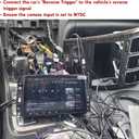 RED WOLF Reverse Camera Retention Wiring Harness w/RCA Plug for 2014-2016 Chevy Silverado GMC Sierra 8" NAV w/IO4 IO5 IO6 RPO System OE Backup Camera Install Aftermarket Radio Non Bose System