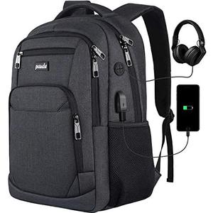Paude Backpack for Men and Women,School Backpack for Teens,15.6 inch Laptop Backpack with USB Charging port for Business College Travel