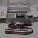 Shark FlexFusion Hair Straightener & Powerful Hair Dryer with Fusion Hair Brush, Ceramic Air Styler with Auto-Wrap Curlers & Concentrator, Ceramic Plates, Cosmic Blush HD641S