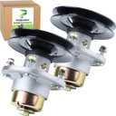 2 Pack AM144608 Spindle Assembly with UC26511 Spindle Pulley Replaces John Deere AM144608 Spindle kit, M151720 for John Deere Z315E, Z320M, Z320R, Z335E, Z335M, Z345M Lawn Mowers