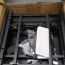 Night Stand Bedside Charger Bedroom - Nightstand with Charging Station & LED Light Strip, Night Stand with Storage Shelf & 2 Fabric Drawers, Morden End Table with U-S-B Ports & AC Outlets