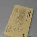 TECKNET Wireless Keyboard and Mouse Combo, Mini Cordless Computer Keyboard and Mouse Set 2.4GHz, Silent Adjustable 1600 DPI, Quiet Click, Lag-Free for Computer, Laptop, PC, Windows, Mac, Chrome OS (Black)