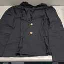 Cotton Linen Blazers for Women Business Casual Lapel Lightweight Work Fall Jackets Size XXL