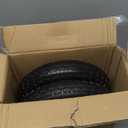 4.80/4.00-8 wheelbarrow tire, 14.5" Flat Free Solid Tire and Wheel, 3" Centered Hub, 5/8" & 3/4" Bearings, Universal Replacement for Garden Carts Wagon Wheel Barrow, 2 Pack