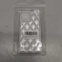 ZHEGAILIAN Premium Protective Leather Case for iPhone 12/12 Pro, Military-Grade Protection, Silver