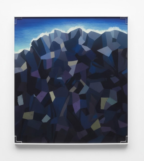 INVIN ART Framed Canvas Giclee Print Sacred Treasure of Mountain, 1933 by Nicholas Roerich Wall Art Living Room Home Office Decorations(White Slim Frame,24"x32")