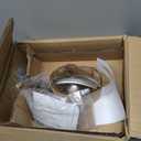 Progress Lighting P3190-09 1-Light Bath Bracket, Brushed Nickel, 6-1/2-Inch Width x 11-Inch Height