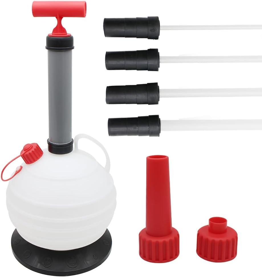 Oil Extractor for Boats Oil Change, Vacuum Oil Extractor 6L,Oil Extractor Machine,Fluid Extractor Pump,Suitable for Automotive,Jet Skis, Pressure Washers, Tractors
