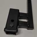 TOPTOW Trailer Hitch Extender Adapter, 2" Receiver, 4-1/4 inch Rise/Drop, 1-1/4 inch Solid Shank, 8-5/8" Extension