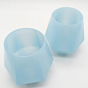 Wine2Go Diamond Silicone Wine Glasses 9oz 2 Pack