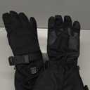 Heated Gloves for Men Women - Rechargeable Heating Ski Gloves 7.4V 22.2WH Battery with Touchscreen, 3-Level Adjustable, Waterproof Winter Warming Glove for Outdoor Hunting Hiking Camping (Medium)