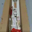 ENJOYBASICS No Drill Curtain Rods for Window 48 to 84 Inches, 5/8 Inch Diameter Renter Friendly Drapery Rod with Adhesive Brackets without Drilling, Adjustable from 27 to 90 Inches, White