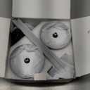 KDG Cordless Wall Sconces Set of 2, Wireless 5200mAh Rechargeable Battery LED Wall Lamps, Wall Lightings for Wall Painting, Outdoor, Garden, Living Room, Bedside, Hallway, Gifts, Night Light (Black)