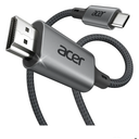 acer USB C to HDMI Cable for Home Office 10FT (4K@60Hz), High-Speed Type C to HDMI 2.0 Braided Cord, Thunderbolt 4/3 Compatible with MacBook, iPhone 16/15 Pro/Max, iMac, iPad Pro, Galaxy S24, Surface