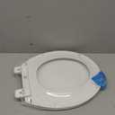 KOHLER 20111-0 Brevia, Slow Close Toilet Seat, Round Toilet Seat, Grip-Tight Bumpers Quick-Attach Hardware, White