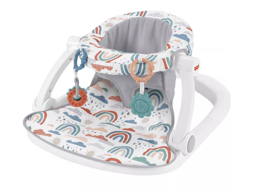 Fisher-Price Sit-Me-Up Floor Seat - Rainbow Showers