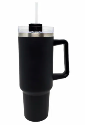 Vessel Stainless Steel Tumbler with Handle - Black