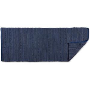 DII Chindi Home Collection Handwoven Multicolor Area Rag Rug, Runner, 2' 3" x6', French Blue