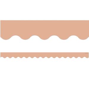 2 x Teacher Created Resources Sedona Sand Scalloped Border Trim (TCR7217)