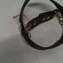 PRADOG Chain Dog Leash Metal Chew Proof 12MM Pet Leash Chain with Leather Padded Handle for Large Medium Small Dogs(Total Length of 4ft)