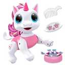 Power Your Fun Robo Pets Unicorn Toy for Girls and Boys - Remote Control Robot Toys with Interactive Hand Motion Gestures, STEM Programmable Treats, Walking, Dancing Robot Unicorn Kids Toy (Pink)
