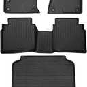 Wailtnb-Car Floor Mats for Nissan Altima 2019-2025 All Weather Floor Mats Cargo Mat Car Mat for Altima Waterproof Full Set Accessories Black 2025