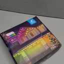 POOFZY Permanent Outdoor Lights for House,100ft RGB+IC Smart Outdoor Decor, 50 Scene Modes, App/Remote Control, IP67 Waterproof, for Christmas, Halloween, Daily & Holiday Party Decor, House Roof Lighting