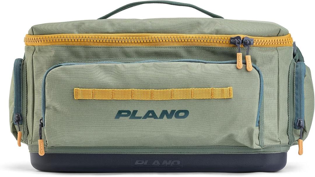 Plano Weekend 3700 Tackle Bag, Cutting-Edge Fishing Tackle Bag, Molded Waterproof Base, Spacious Storage, Die Cut Tool Sleeves, Daisy Chain Attachment Points