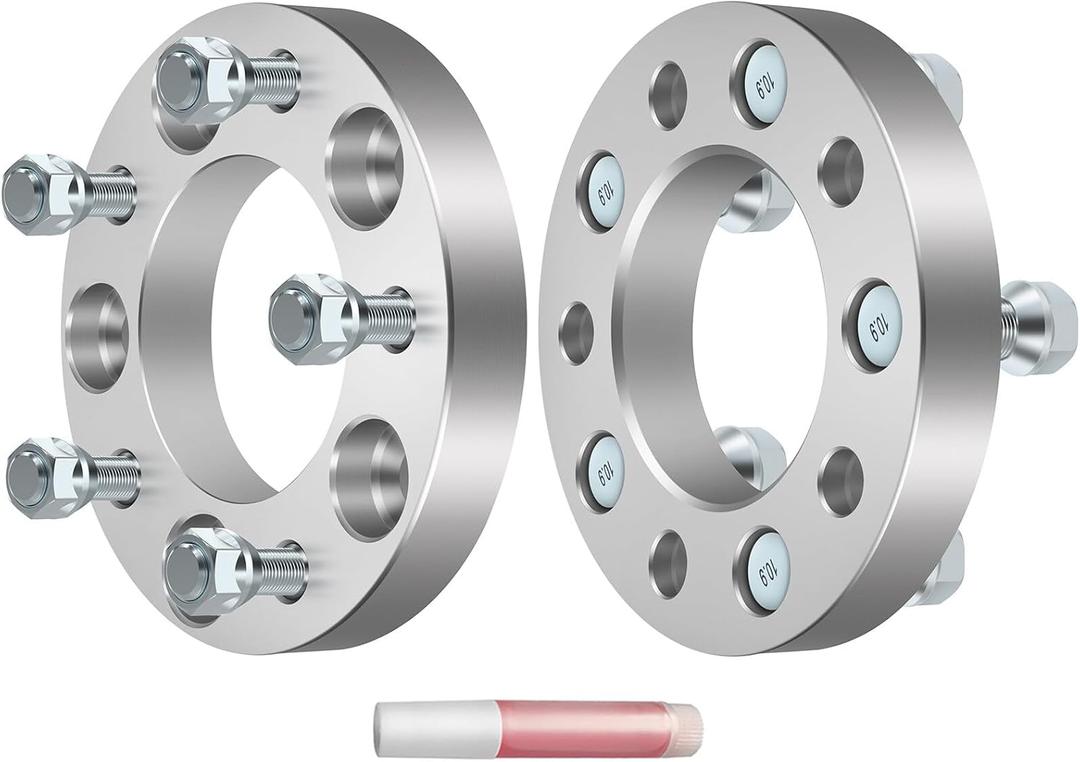 ECCPP 2PCS 5 lug 5x127mm Wheel Spacers 1 inch 5x5 to 5x5 rims Fit for 2006-2010 for Jeep Commander XK |2005-2010 for Jeep Grand Cherokee WK |2007-2018 for Jeep Wrangler JK/JKU