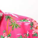 SSLR Pack Hawaiian Shirt for Men Flamingo Short Sleeve Casual Button Down Shirts Summer Beach Shirt (XL)