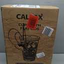 CALPAX 16 OZ PET PLASTIC CUPS WITH LIDS, CLEAR DISPOSABLE COLD DRINK CUPS, (200 PACK)