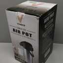 64 Oz Airpot Coffee Dispenser with Pump, Insulated Thermal Coffee Carafe - Stainless Steel Hot Beverage Dispenser - Thermos Urn for Hot/Cold Water, Drink Dispenser for Parties