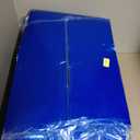 MAXYOYO 59" Bean Bag Sofa Couch, Loveseat Boneless Couch in a Box, Upholstered Small Mini Sofa with Deep Seating for Living Room Bedroom Office Apartment, No Assembly, Dark Grey