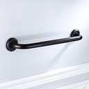 12-Inch Grab Bar Featuring Anti-Slip Handrail, Solid Brass, Oil Rubbed Bronze, Heavy-Duty Construction Armrest, Bathroom Bathtube Shower Safety Rail