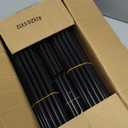 WEXCISE Narrow Shoe Rack 10 Tiers Tall Shoe Rack for Entryway 20 24 Pairs Shoe & Boots Organizer Storage Shelf Durable Black Metal Stackable Shoe Cabinet with Hooks, 17.1D x 11.8W x 78.7H in