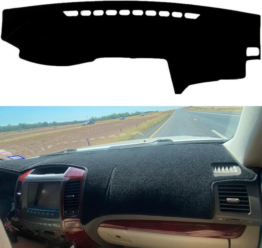 Dashboard Cover Mat for to-yota Prado Lexus GX470 J120 2003-2009 Accessories Dash Cover Dash Mat Sunshade Glare UV Rays Protector
