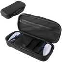 CoBak Hard Carrying Shell Case for PlayStation Portal Remote Player -with Screen Protective Cover, Accessories Storage Bag & Hard Shell for Ultimate Protection, (Black)