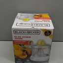 BLACK+DECKER 32oz Electric Citrus Juicer, CJ625, Pressure Activated, Adjustable Pulp Control, Dishwasher-Safe (Small (Pack of 1))