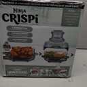 Ninja Crispi 4-in-1 Glass Air Fryer | 450F | Non-Toxic | 4QT & 6-Cup Glass Containers w/Lids | Microwave, Freezer, Dishwasher Safe | Max Crisp, Air Fry, Bake, Recrisp | Green | FN101SG
