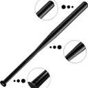Tuggui Baseball Bat Steel with Carrying Bag (32 in, Black)