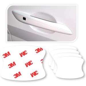 3M 5pcs Car Door Handle Cup Protector/Sticker/Guard, 3M PPF(Paint Protection Film), Clear(Transparent), Anti Scratch, Universal Fit for Most Cars (Clear/5pcs)